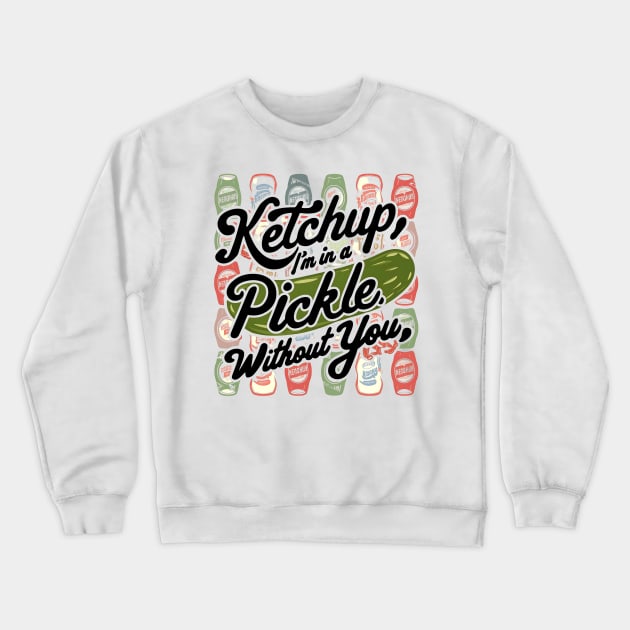 Ketchup Crewneck Sweatshirt by NomiCrafts